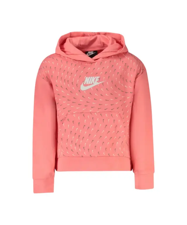 Nike - Παιδική Μπλούζα Φούτερ Sport Essentials 36J048-611 Κοραλλί/Ροζ - 6 ετών