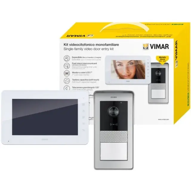 One-family kit 7in video RFID DIN supply