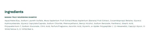 The Body Shop Banana Shampoo 2