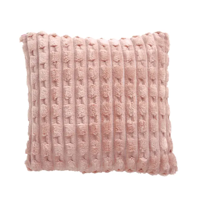 Διακοσμητικό Μαξιλάρι 40x40 Fleece Με Γέμιση Das Home 1175 Nude 100% Πολυέστερ