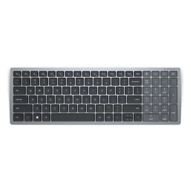 Dell Πληκτρολόγιο KB740 Compact Multi-Device Wireless (US) Black (580-AKOX) (DEL580-AKOX)