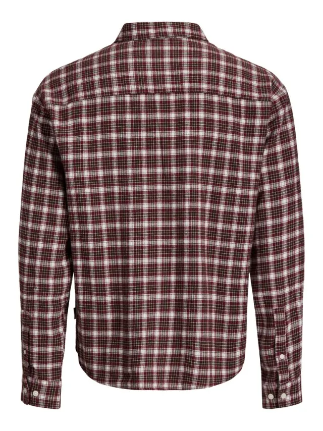 JORFREDERIKSBERG FLANNEL SHIRT L/S - Chocolate Truffle 3