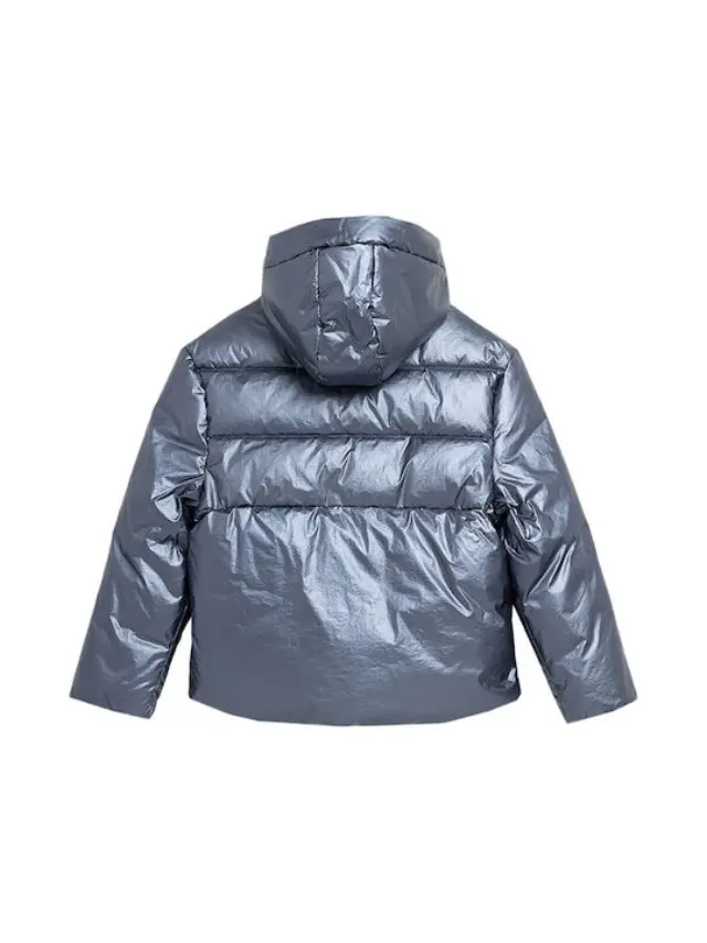 4F Puffer Jacket Silver 4FJAW23TDJAF267-28S - 140 2