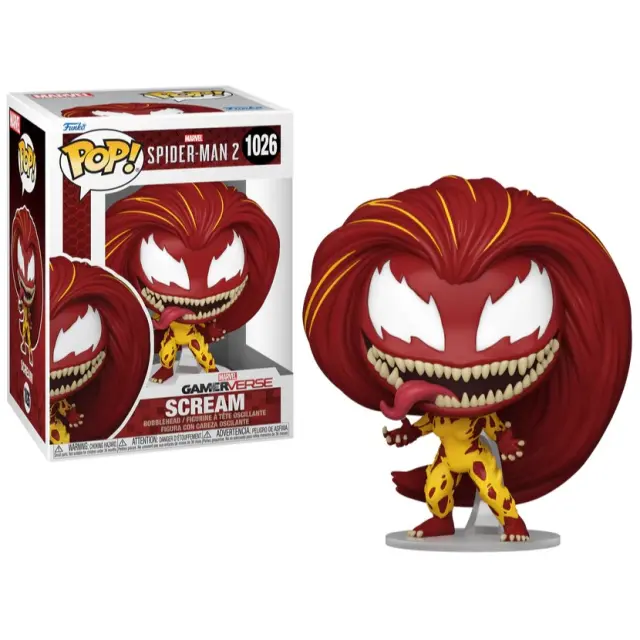 Φιγούρα Funko Pop! Marvel: Spider-Man 2 Gamer Verse Scream #1026 Bobble-Head
