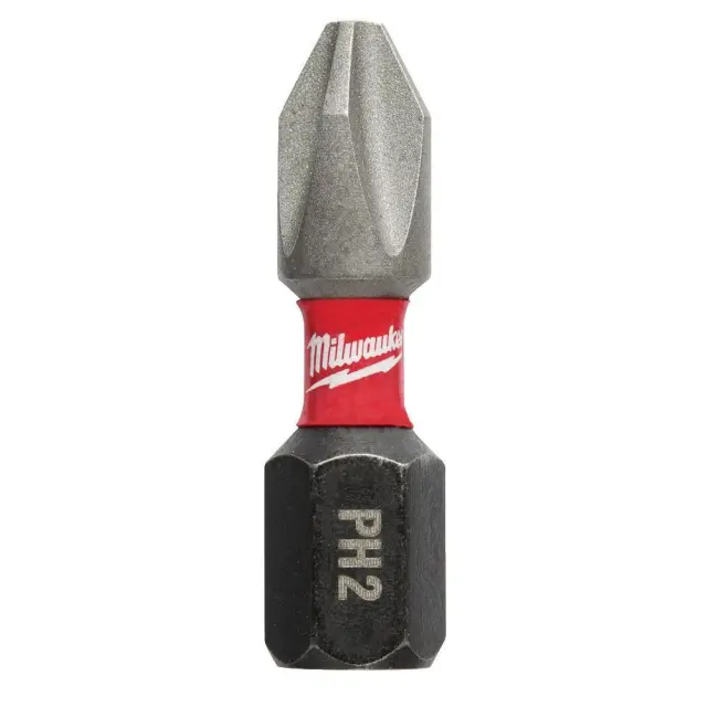 Μύτες Σταυρός 2x25mm MILWAUKEE SHOCKWAVE IMPACT DUTY Σετ 2Τμχ 4932430852 3
