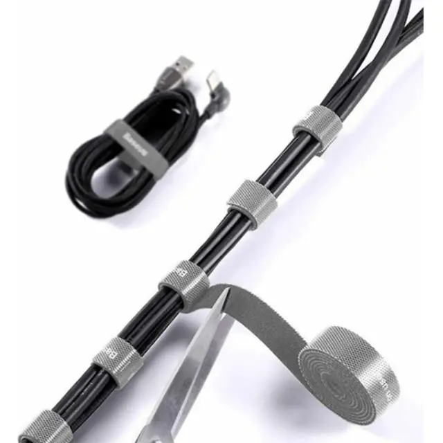 Baseus Velcro Καλωδίων 3000mm σε Γκρι χρώμα (1τμχ) ACMGT-F0G 3