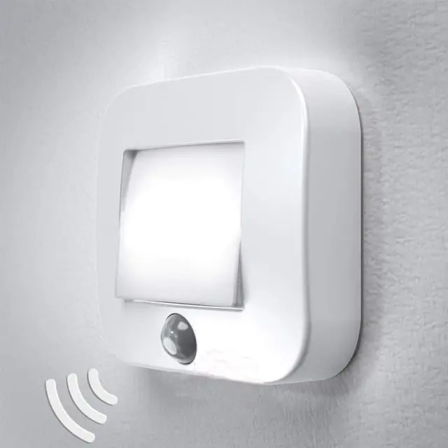 Nightlux Hall Φακός που κλίνει Λευκός OSRAM LEDVANCE με Sensor και Ανιχνευτή Κίνησης 0,25W 2