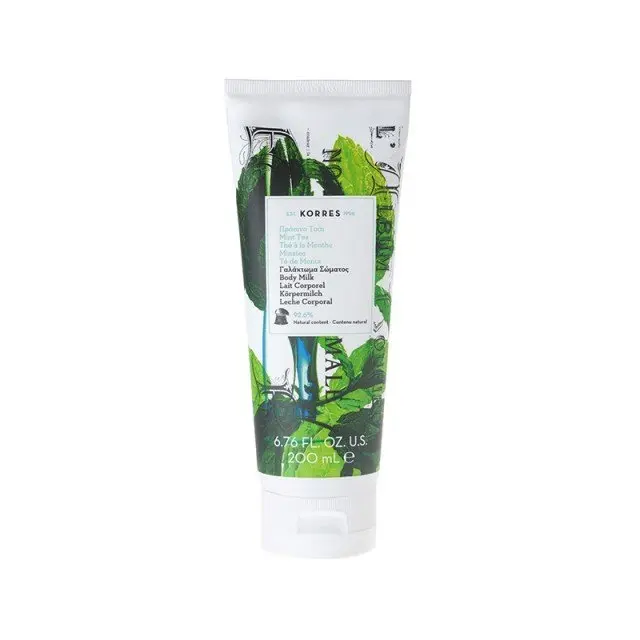 Korres Body Smoothing Mint Tea Ενυδατική Lotion Σώματος με Άρωμα Πράσινο Τσάι 200ml 2