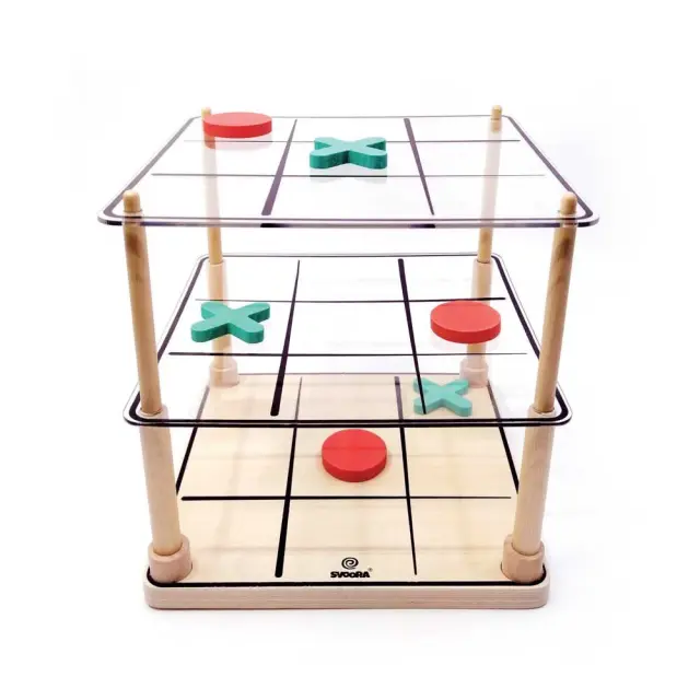 Svoora® Τρισδιάστατη Τρίλιζα 'Epic Tac Toe'