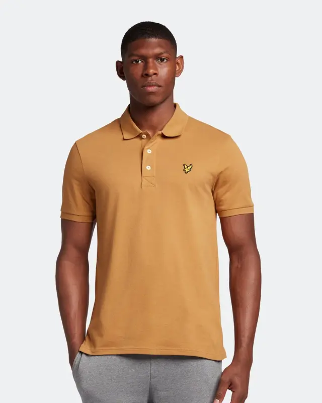 LYLE + SCOTT VINTAGE PLAIN ΑΝΔΡΙΚΟ ΠΟΛΟ GOLD 2
