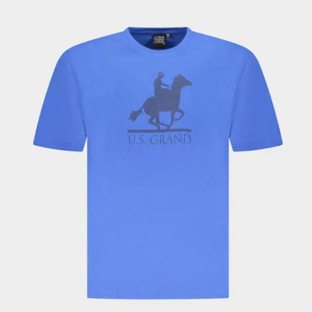 T-Shirt U.S. Grand Polo AU02646_BL3AZZUR Μπλε - S