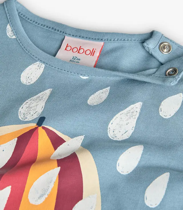 Boboli Μπλούζα μακό με σχέδιο OUTDOOR LIFE - 5Y 3