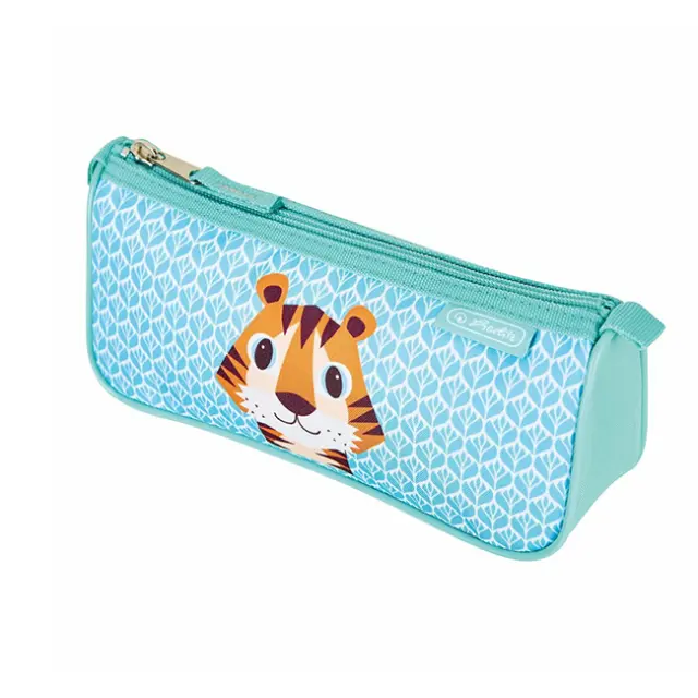 Herlitz Κασετίνα Βαρελάκι 1 θήκη Cute Animals Tiger (50038985)