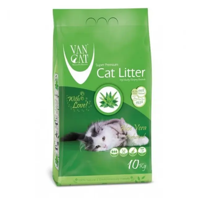 Άμμος Van Cat Clumping με άρωμα Aloe Vera (ψιλή αμμος) 5kg