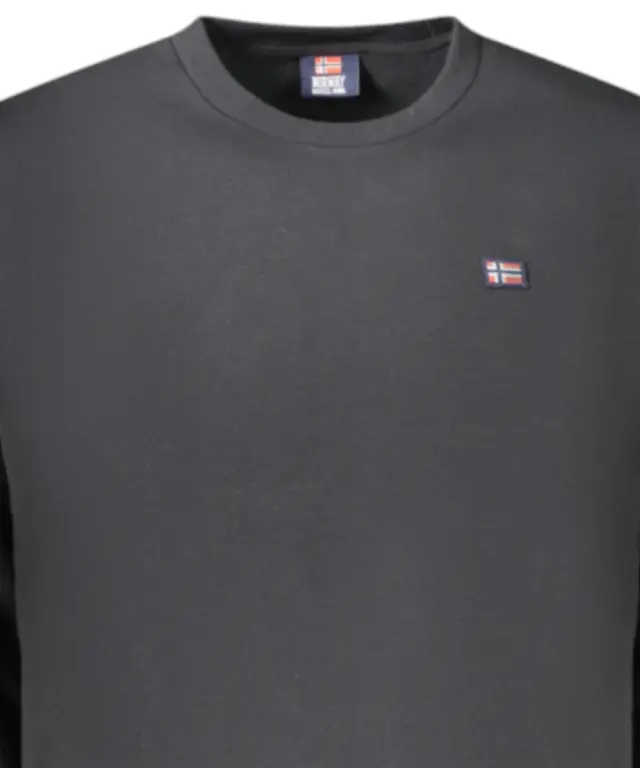 Norway Nautical School - Ανδρικό Φούτερ 859453-BLACK Μαύρο 3