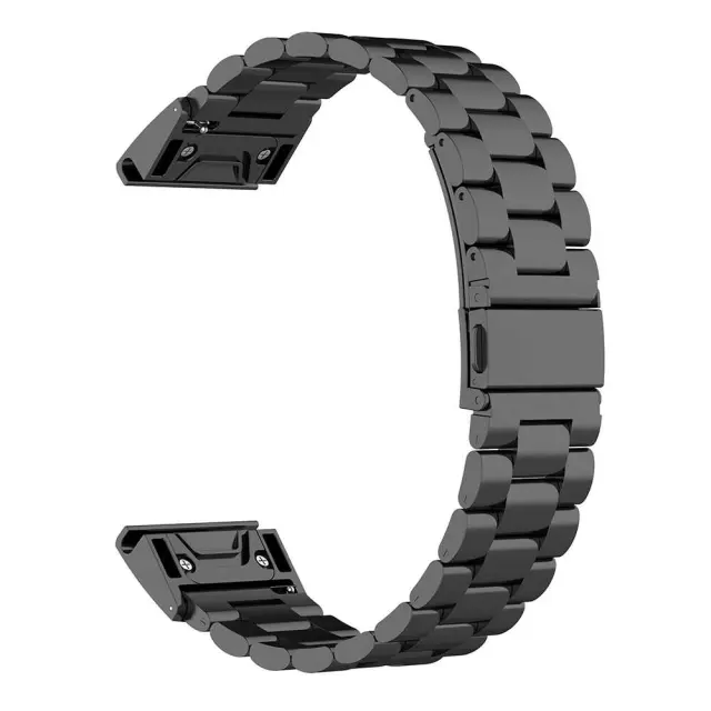 Techsuit - Watchband QuickFit 26mm (W010) - Garmin Fenix 5X/5X Plus/6X/6X Pro/7X/8/8 Pro/9/9 Pro (51mm) - Black