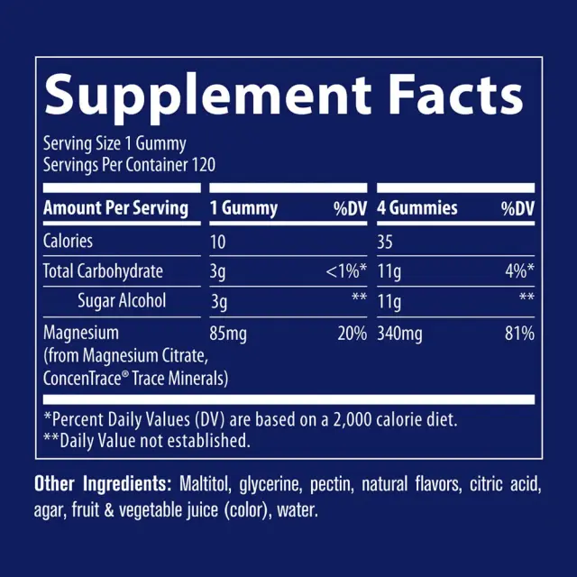Trace Minerals Sugar Free Magnesium Gummies 2