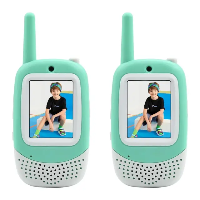Free2Play Video Walkie Talkie Παιδικοί Ασύρματοι με Κάμερα Green 3+ Ετών