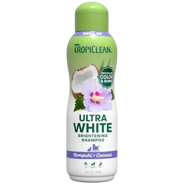 Tropiclean Ultra White Brightening Σαμπουάν Σκύλου & Γάτας 592ml Μονόχρωμο