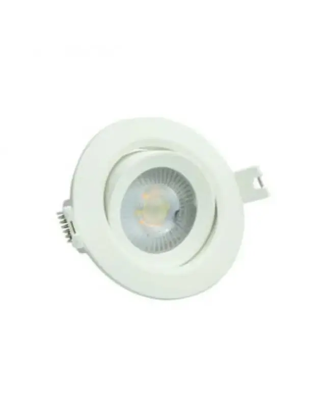 ΣΠΟΤ LED ΧΩΝΕΥΤΟ Φ117 Η53mm 12W CCT TUNABLE 3000/4000/6000K 1030lm 38° 220-240V ΠΛΑΣΤΙΚΟ ΛΕΥΚΟ UNIVERSE