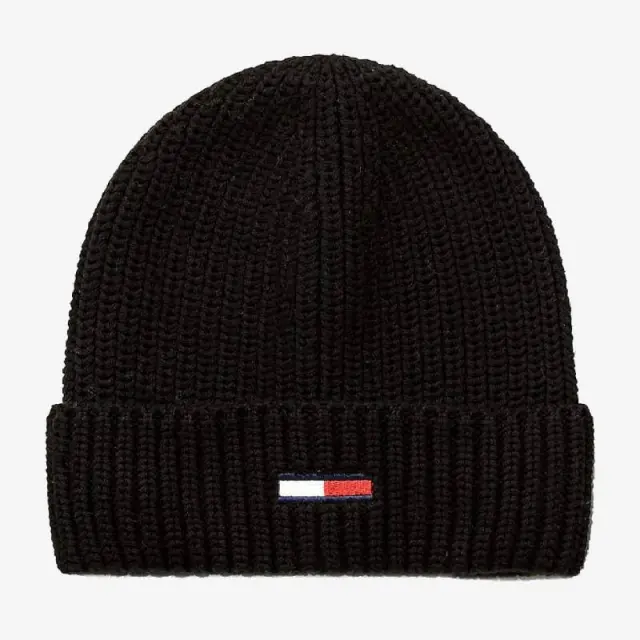 Beanie Σκούφος Tommy Hilfiger AM0AM07938-BDS Μαύρο - ONESIZE
