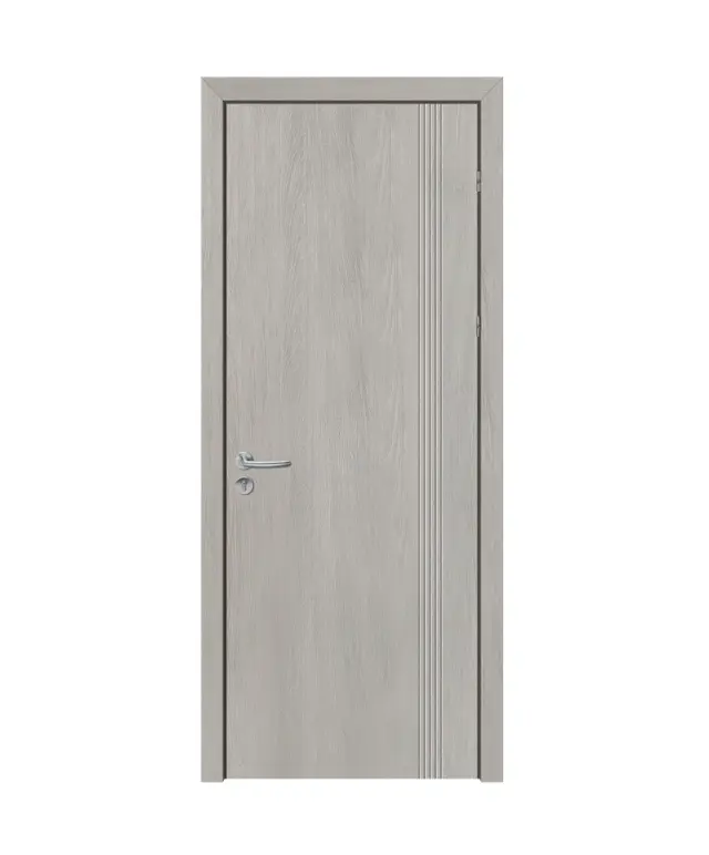 Εσωτερική Πόρτα CT-105-S1 Embossed Oak Gray (2000x680mm, Lock 4) 2