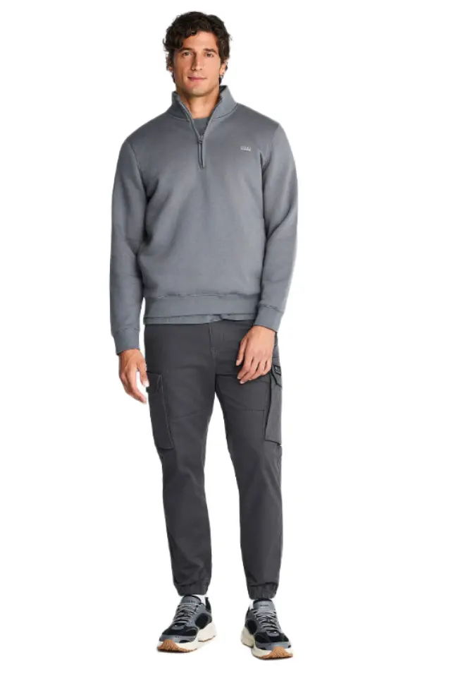 Funky Buddha ανδρικό cargo jogger από ελαστικό βαμβακερό twill FBM014-030-02-3