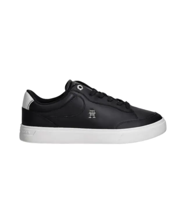 Tommy Hilfiger - Γυναικεία Sneakers Αθλητικά Essential Chic Court Sneaker FW0FW08322-BDS Μαύρο