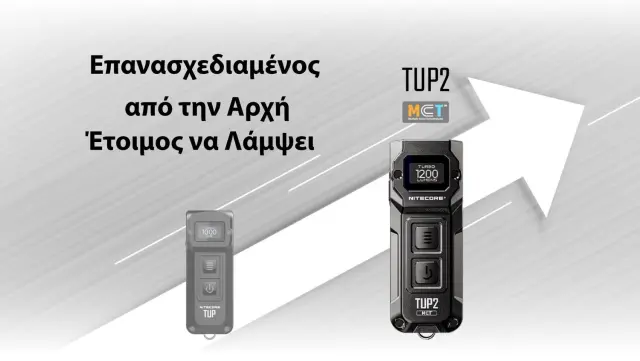 NITECORE TUP2 Φακός Led | MCT | 1200lm | Black 3