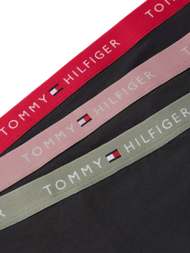 Tommy γυναικείο εσώρουχο σλιπ σε στυλ μπικίνι σετ 3τμχ UW0UW05529-1 2