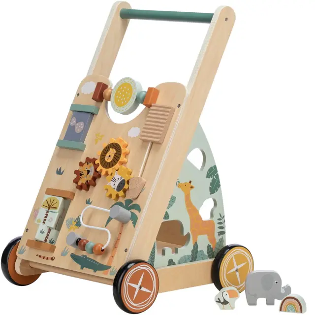 FreeON Free2Play My First Steps Ξύλινη Περπατούρα Δραστηριοτήτων 18+ Μηνών 2