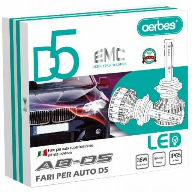 Λάμπες Αυτοκινήτου D5 SMD H4 4200lm LED 6000K Ψυχρό Λευκό 9-30V 38W 2τμχ