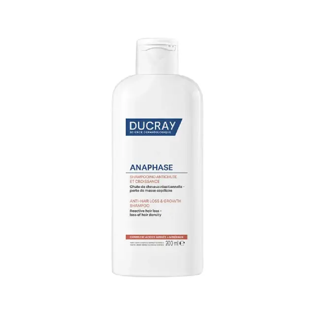Ducray Anaphase+ Anti-Hair Loss & Growth Σαμπουάν Ανάπτυξης των Μαλλιών & κατά της Αντιδραστικής Τριχόπτωσης με Σύμπλεγμα Αμινοξέων & Μετάλλων, 200ml