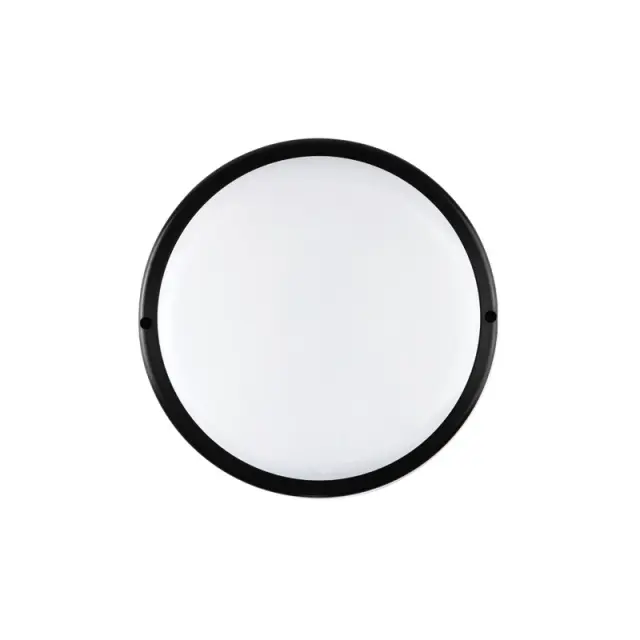 LED PC BLACK CEIL LUMINAIRE 230V AC IP65 20W 1700lm 3000K 110° Ra80 / DARIA2030B