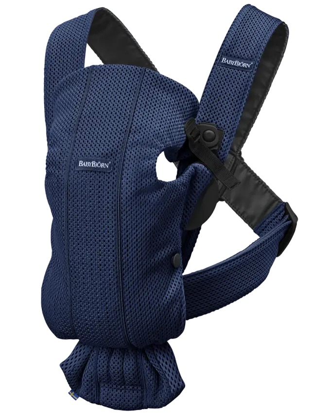 BabyBjörn Μάρσιπος Mini 3D Mesh, Navy Blue - 1408-021008E1