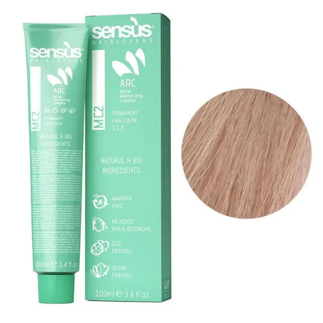 Sensus MC2 Permanent Hair Color 100ss Natural 100ml - (μόνιμη βαφή χωρίς αμμωνία ξανθιστικό φυσικό)