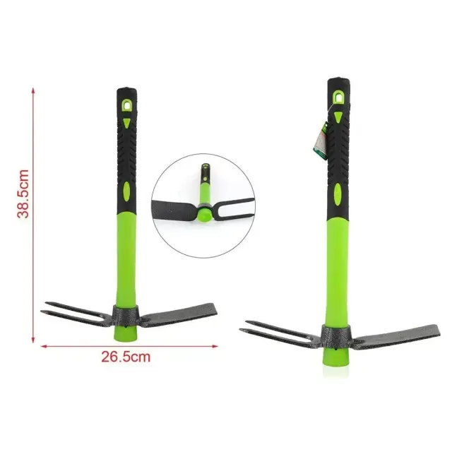 KMT Τσάπα-Αξίνα Κήπου Με Λαστιχένια Λαβή 38.5cm - KMT Tools Garden Hoe-Pickaxe With Rubber Handle 2382172