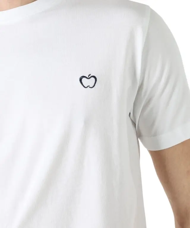 Baci & Abbracci - Ανδρικό T-shirt Crew Neck with Logo BAM3381-BIANCO Λευκό - 2XL 3