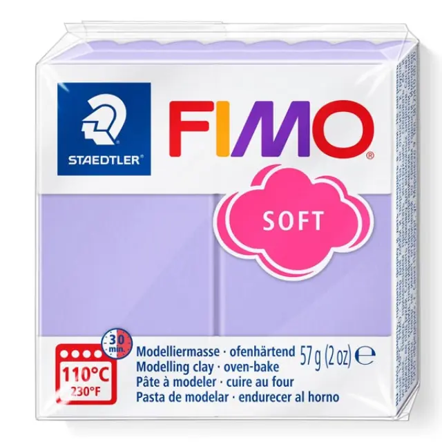 Πολυμερικός Πηλός Staedtler Fimo Soft No605 - Lilac - 57gr