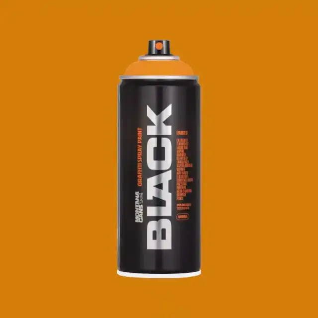 Montana Black Spray Paint 400ml BLK-1050 Topaz