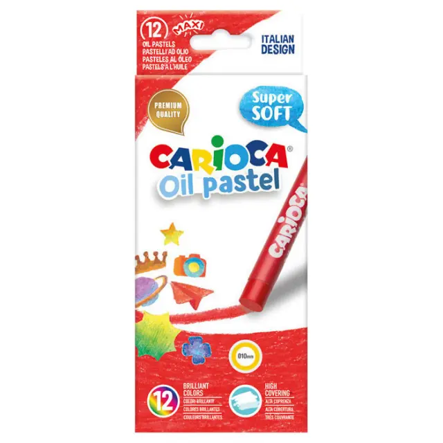 Carioca Λαδοπαστέλ Oil Pastels 12 Χρωμάτων/ 239.432775 (Carioca)