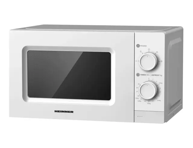 Φούρνος μικροκυμάτων Heinner HMW-MD20MWH με χωρητικότητα 20L και ισχύ 700W - White HMW-MD20MWH 2