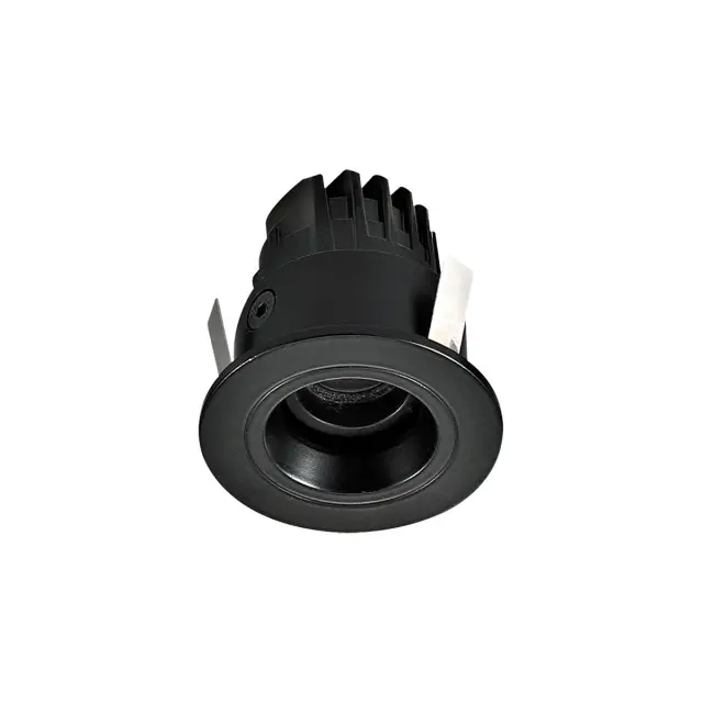 Bloc 04261/B/W Χωνευτό κινητό σποτ led 2W 3000K 15° μαύρο