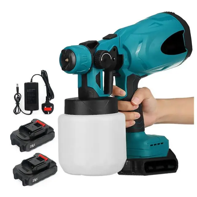 Πιστόλι Βαφής με 2 Μπαταρίες - Professional Power Tools Portable Spray Gun Li-ion 013067