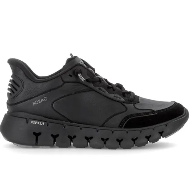 Gabor Sneakers Γυναικείο δέρμα Μαύρο GAB/600303 001-BLACK - 40