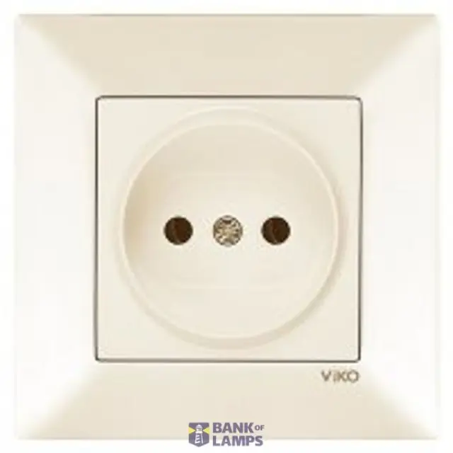 Karre-Meridian Beige (Quick Connection) Socket + Button/Cover