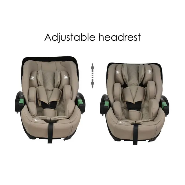 Κάθισμα Αυτοκινήτου Bebe Stars Baby i-Size Natural Beige 004-182 3