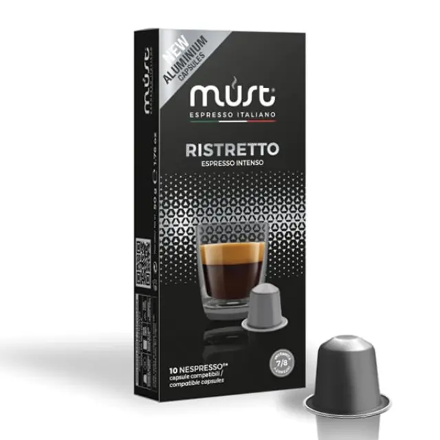 Must Ristretto Aluminium 10 τμχ | Nespresso