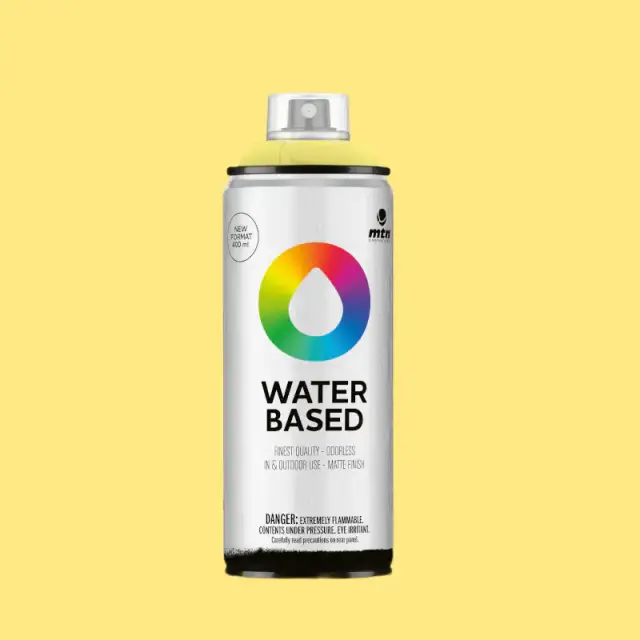 MTN Waterbased Spray Paint 400ml WB4 RV-222 Beach Yellow
