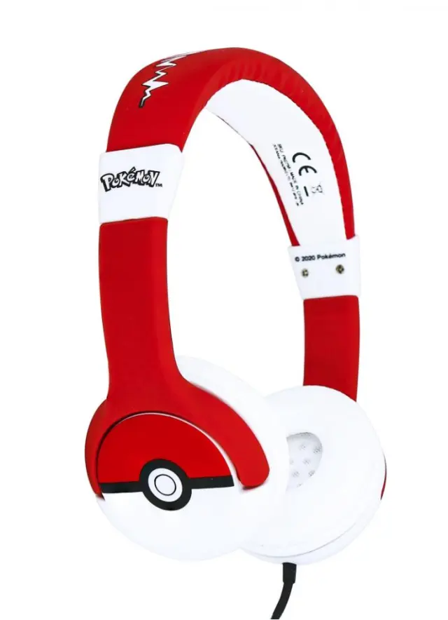 OTL Pokémon Pokéball Ενσύρματα Παιδικά On Ear Ακουστικά Πολύχρωμα